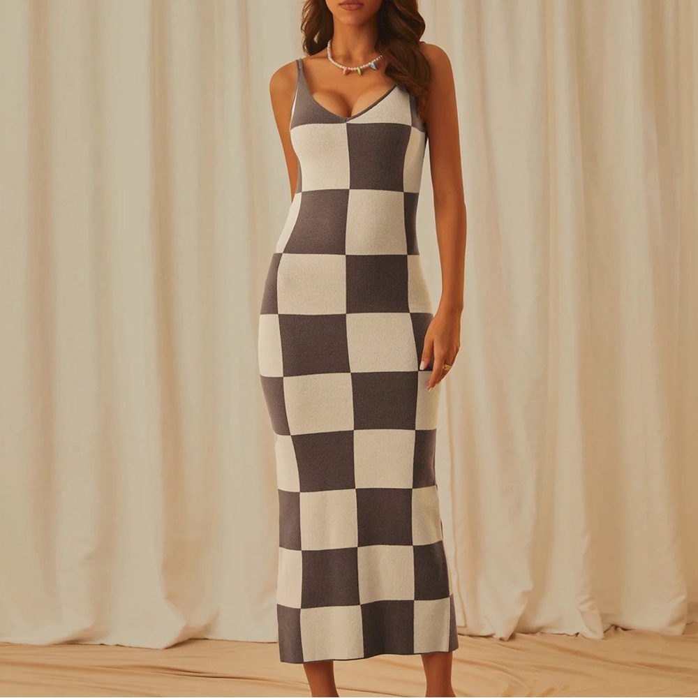 Midi Knit Bodycon Dress